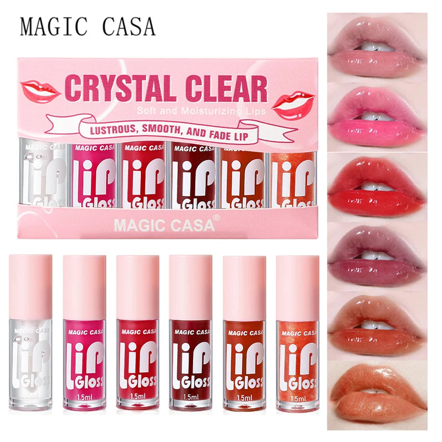 Liptint hidratante a base de óleo - conjunto de 6 cores